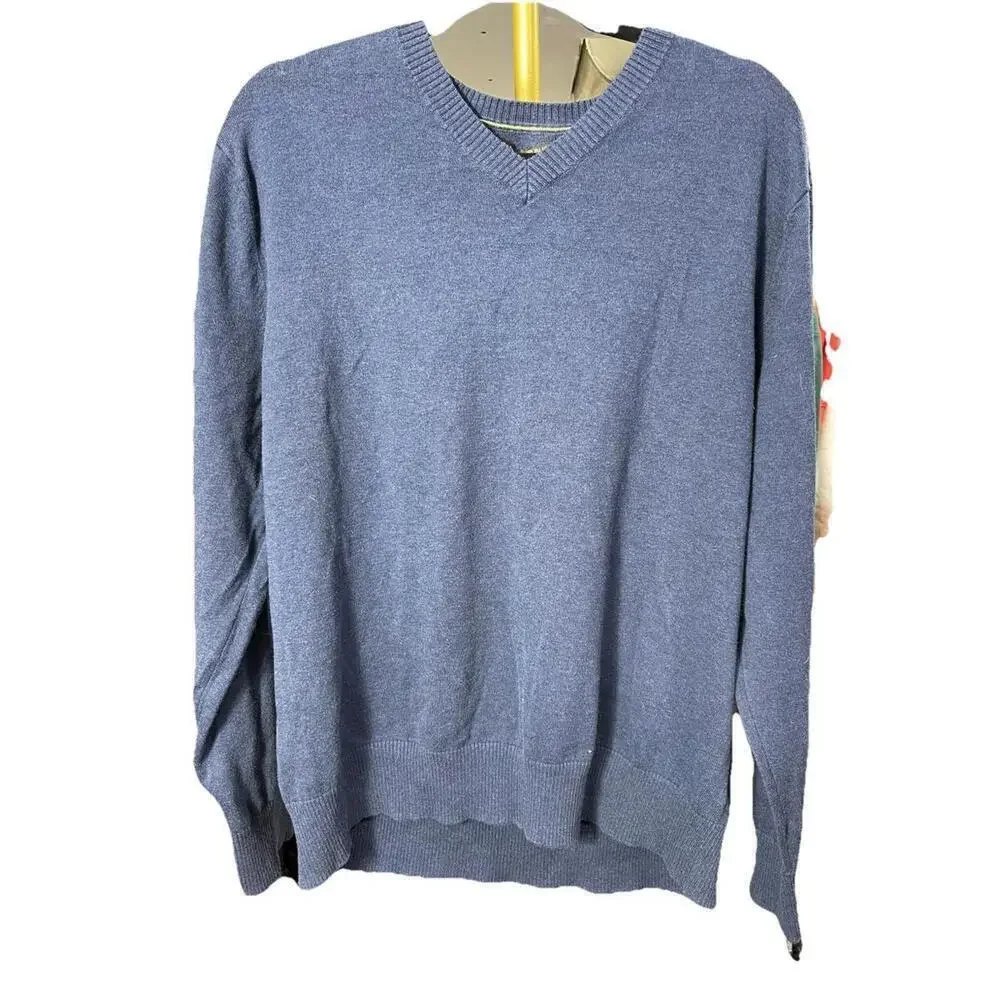 BANANA REPUBLIC Blue Men’s XL V Neck Sweater